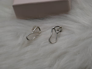 oorbel silver  fly