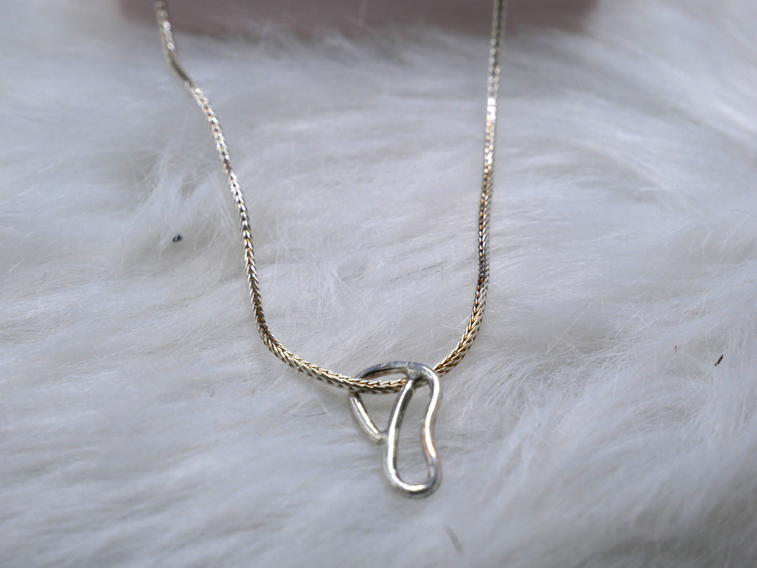 ketting silver fly