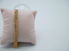 Afbeelding in Gallery-weergave laden, sparkling bracelet crystal mesh goud roze