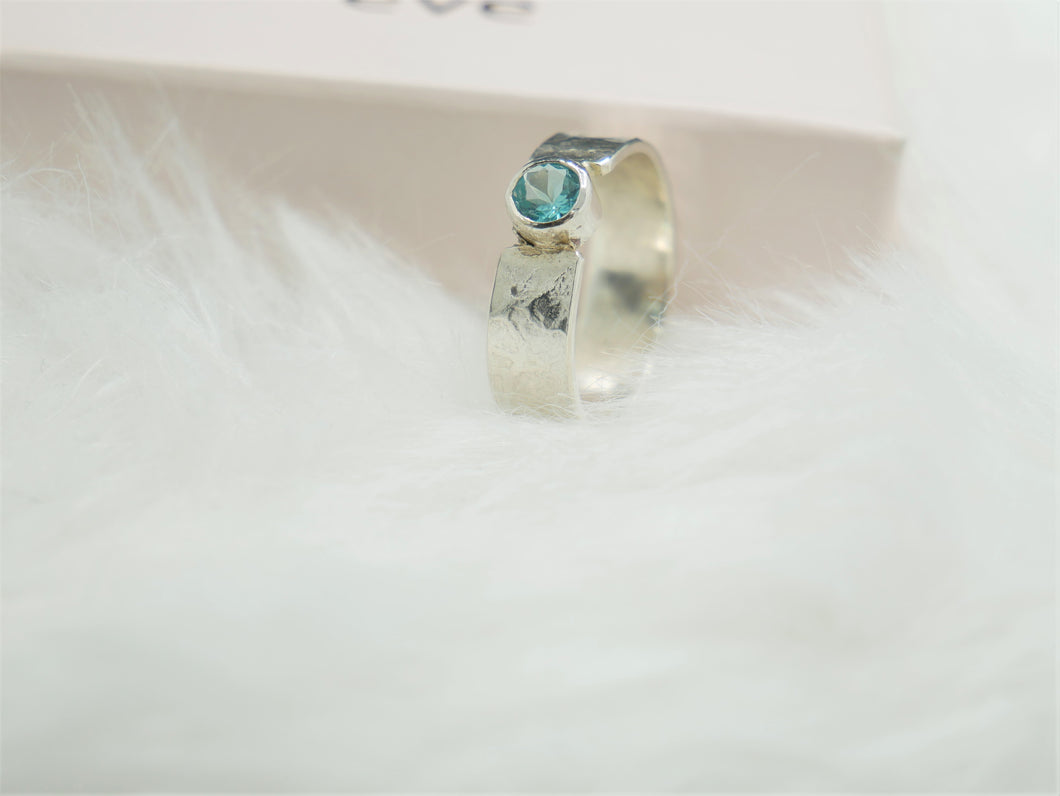 ring apatiet zilver maat 54 toonmodel normaal 135,00 nu 125,00