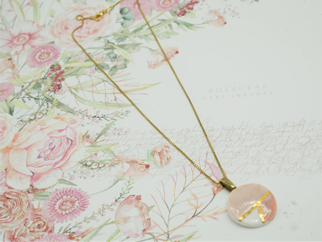 tricolor rose ketting